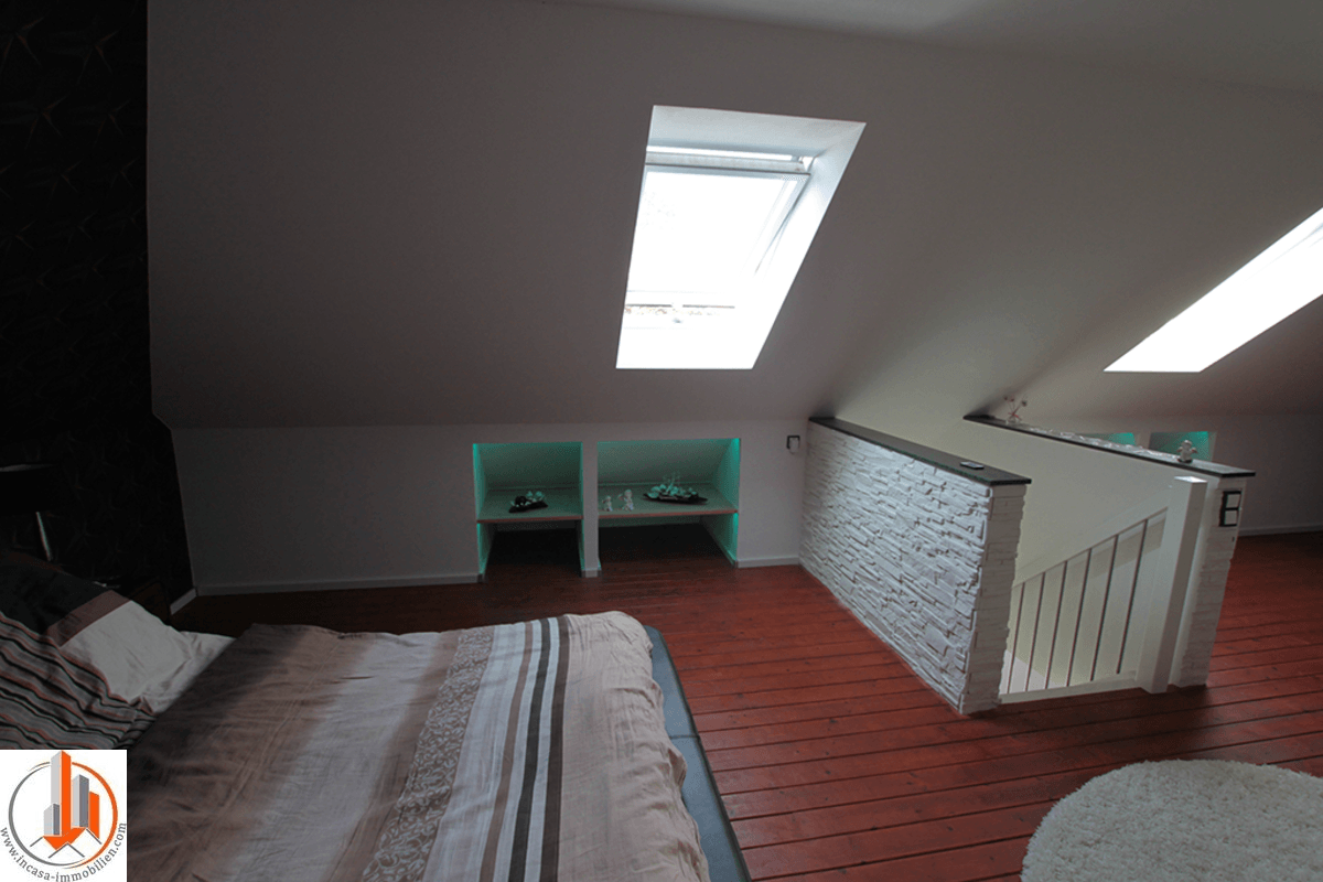 Dachgeschoss- Schlafzimmer