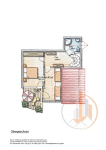 Grundriss Obergeschoss