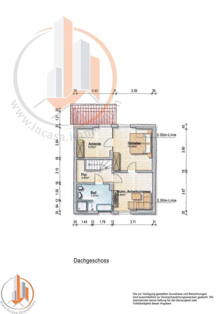 Grundriss Dachgeschoss