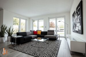 Wohnbereich Erdgeschoss - (KI generiert)