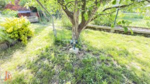 Stromanschlüsse im hinteren Gartenbereich