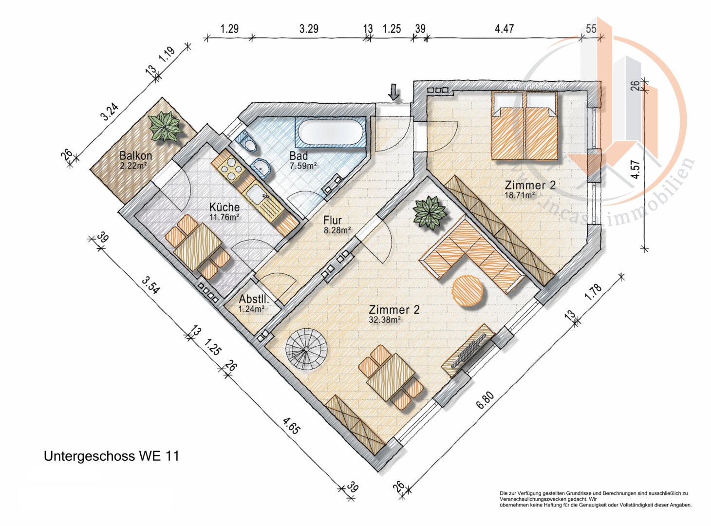 Grundriss 2. Obergeschoss