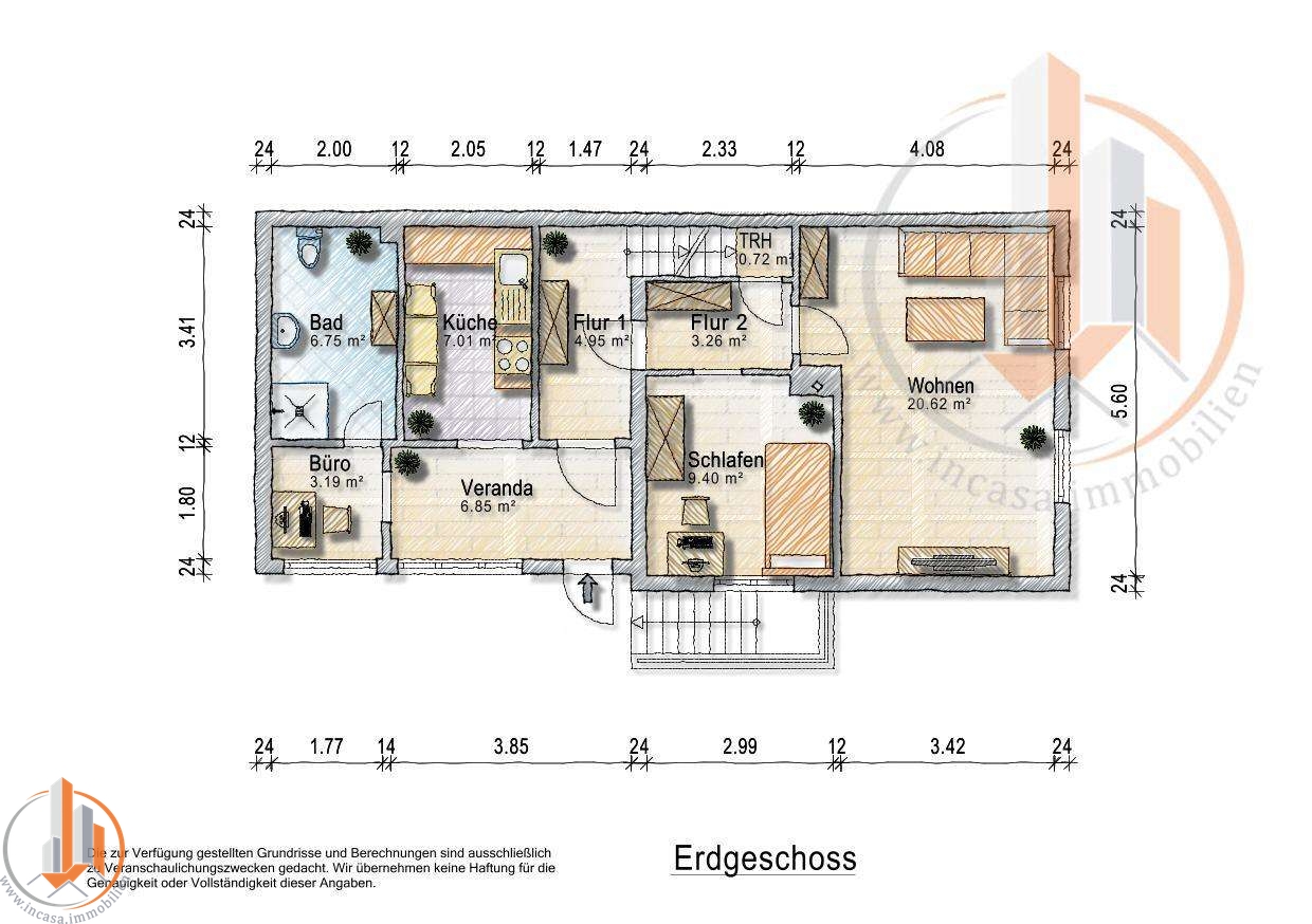 Grundriss Erdgeschoss