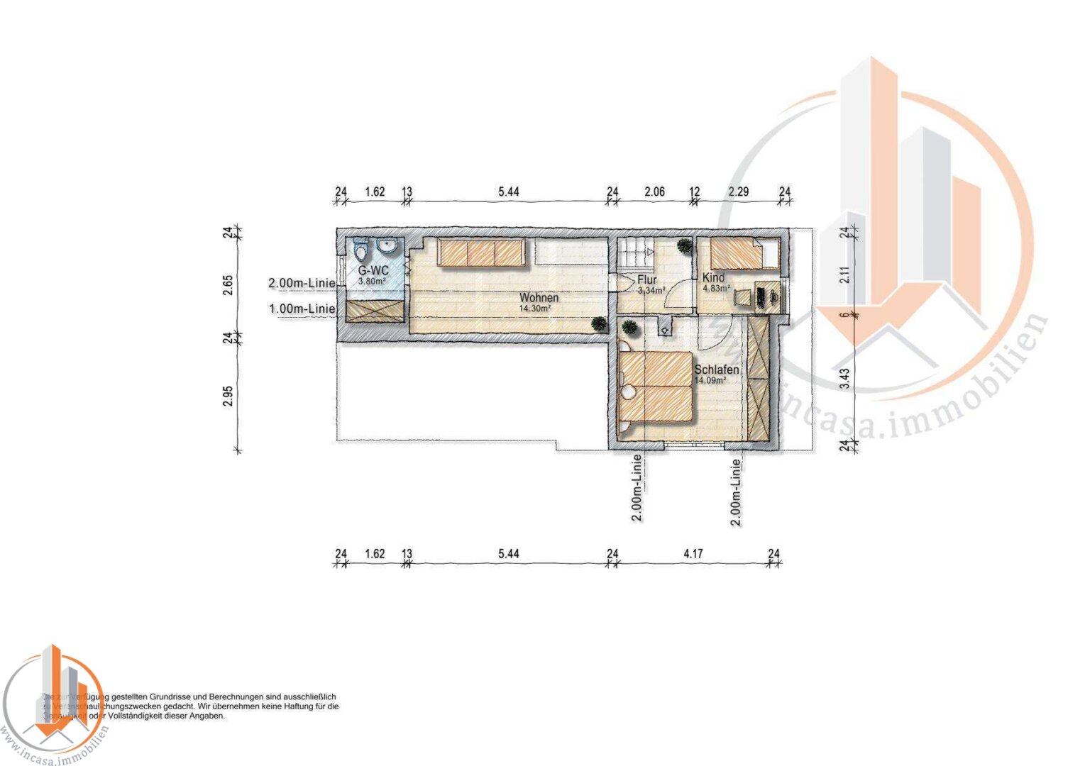 Grundriss Dachgeschoss