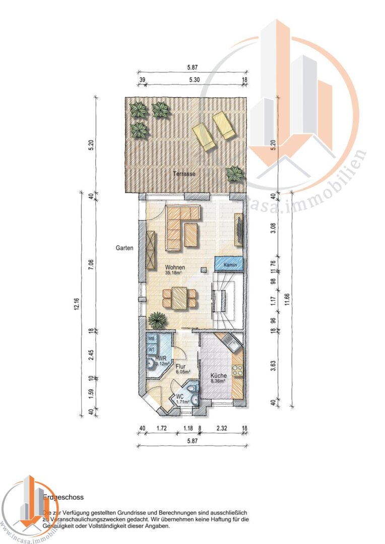 Grundriss Erdgeschoss
