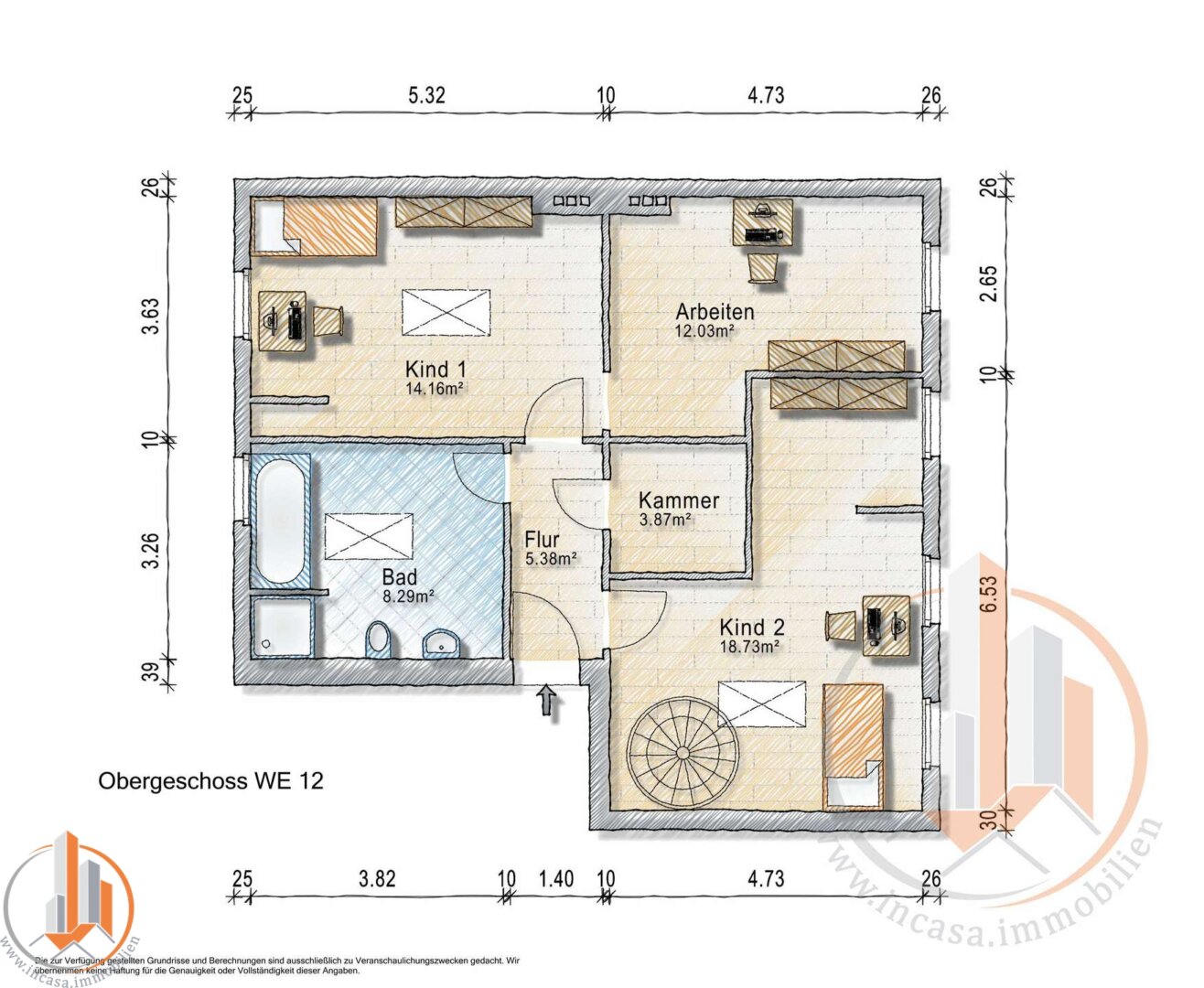 Grundriss Dachgeschoss
