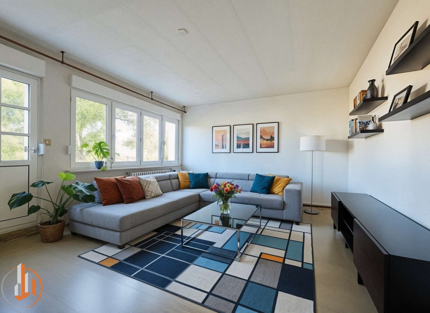 Wohnzimmer - (KI generiert)