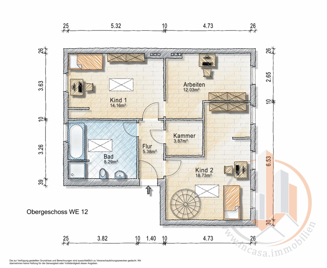 Grundriss Dachgeschoss