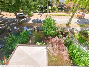 Blick aus dem Schlafzimmer